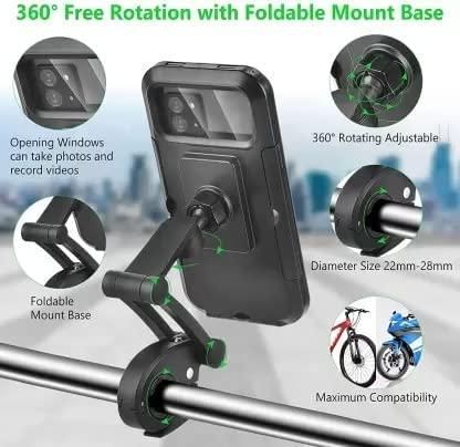 MagVO 360° Universal 360 Rotation Bike Waterproof Cell Phone Holder.