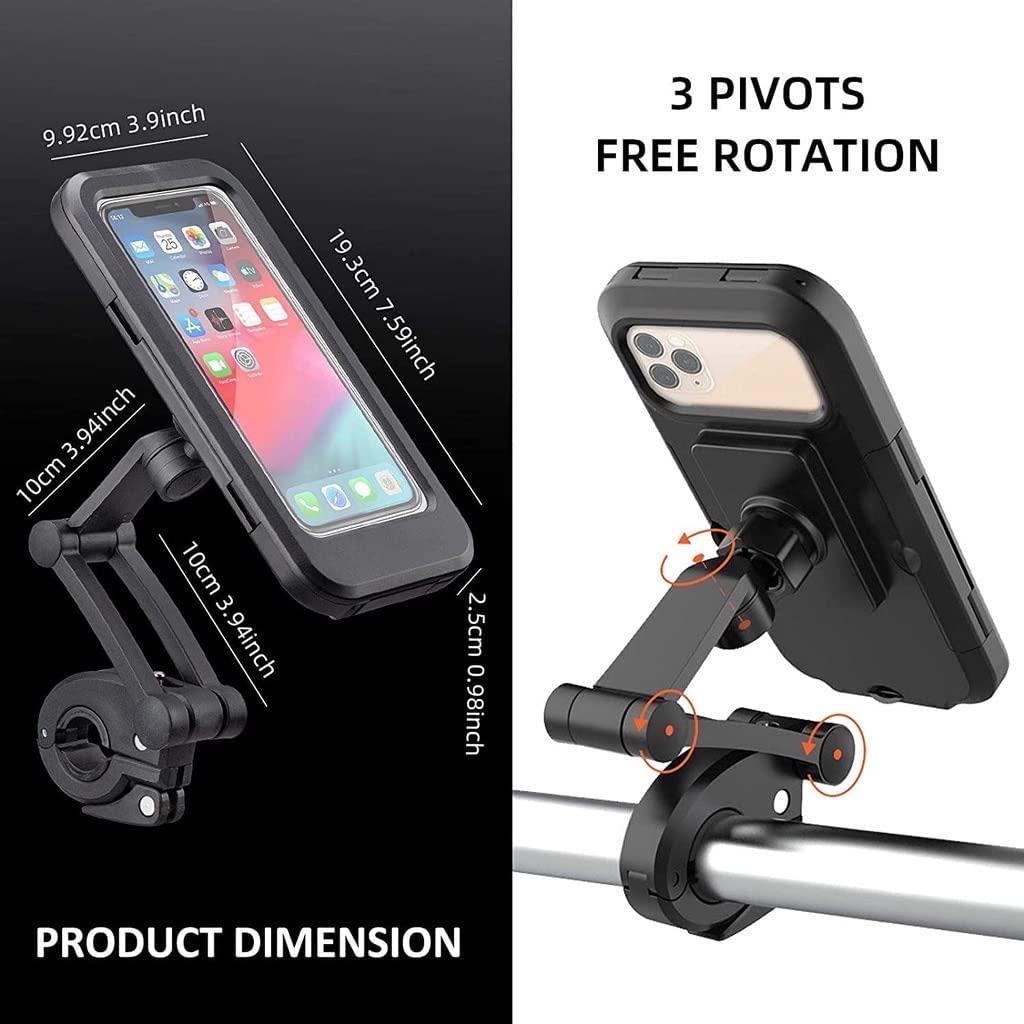 MagVO 360° Universal 360 Rotation Bike Waterproof Cell Phone Holder.